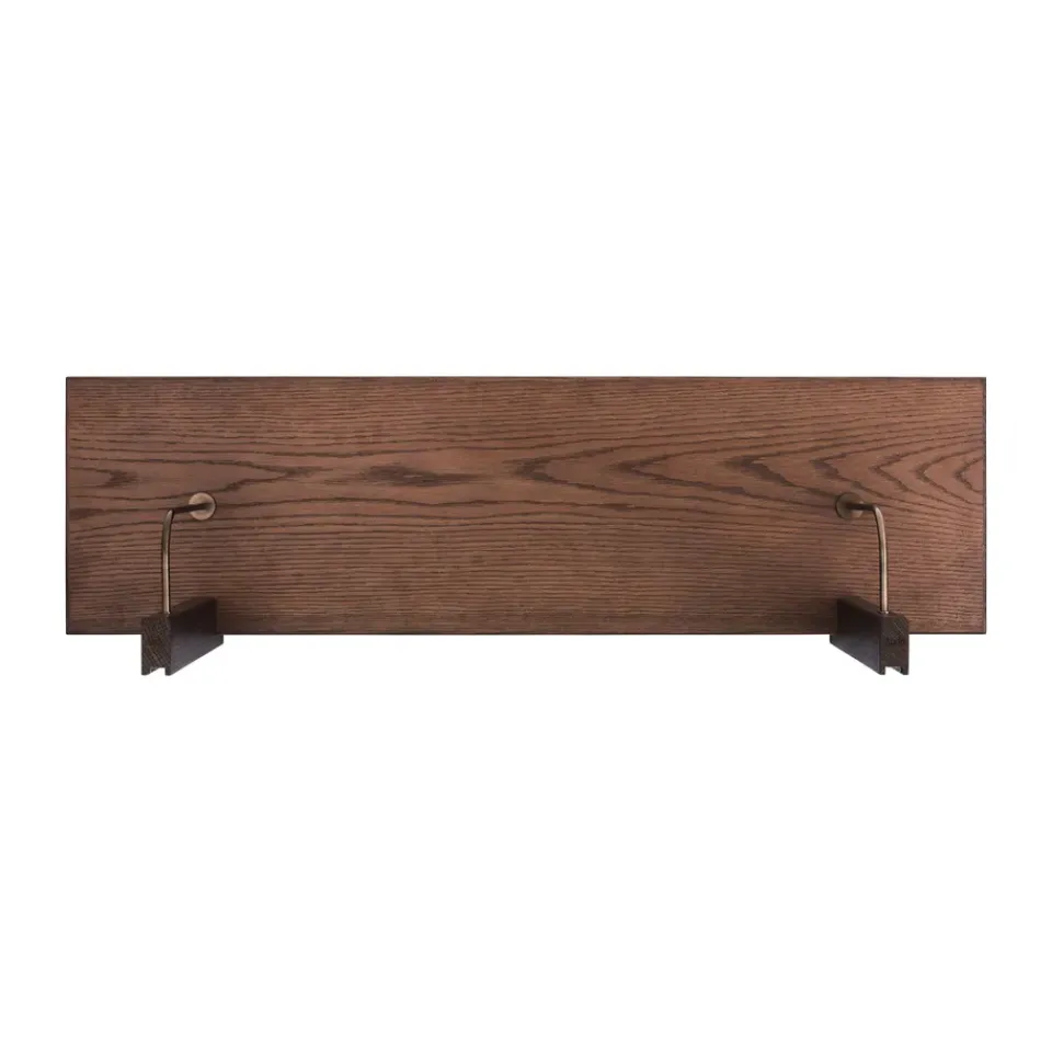 Audo Copenhagen Corbel shelf 100x30cm, Dark stained oak Brown Outlet