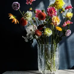 Kosta Boda Crackle vase 27 cm, clear Transparent Sale