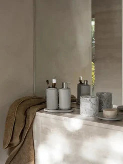 Blomus Creto toothbrush mug, Micro chip Grey Clearance