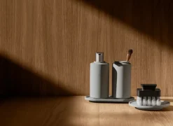 Blomus Creto toothbrush mug, Micro chip Grey Clearance