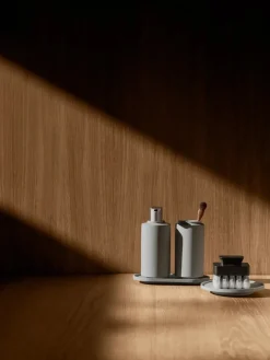 Blomus Creto toothbrush mug, Micro chip Grey Clearance