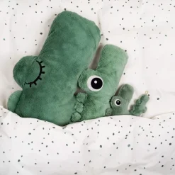 Done by deer Croco stuffed animal big 100 cm, Green Outlet