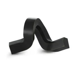 Normann Copenhagen Crooked candle holder 1, Bronze Black New