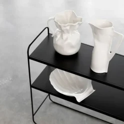 Byon Crumple vase, White Clearance