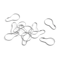 HAY Curtain rings to shower curtain 12-pack, Chrome Silver-coloured Discount
