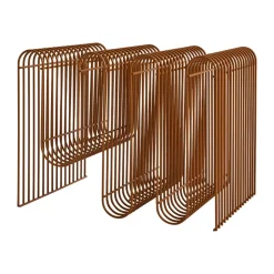 AYTM Curva newspaper stand, Amber Orange Sale