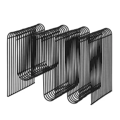 AYTM Curva newspaper stand, Black Outlet