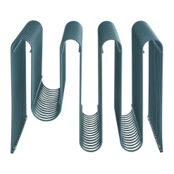 AYTM Curva newspaper stand, Dusty Blue Hot