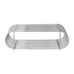 AYTM Curva shelf, silver Silver-coloured