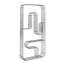 AYTM Curva wall shelf rectangular, Silver Black Hot