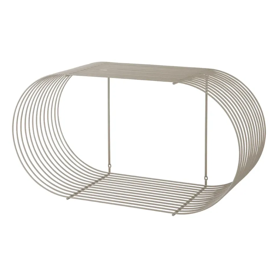 AYTM Curva wallshelf, Taupe Beige