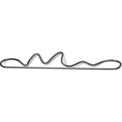 Ferm Living Curvature towel hanger, brass Black