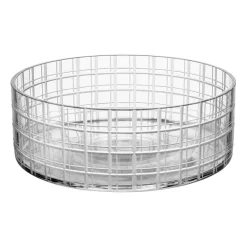 Orrefors Cut in number bowl Ø27.5 cm, Chess board Transparent Best