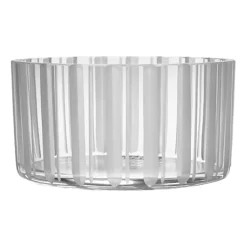 Orrefors Cut in number bowl 160 mm, Striped Transparent Clearance