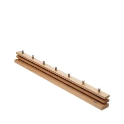Fritz Hansen Cutter coat rack, Oak, 7 knobs Beige