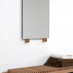 Fritz Hansen Cutter mirror, Teak Brown New