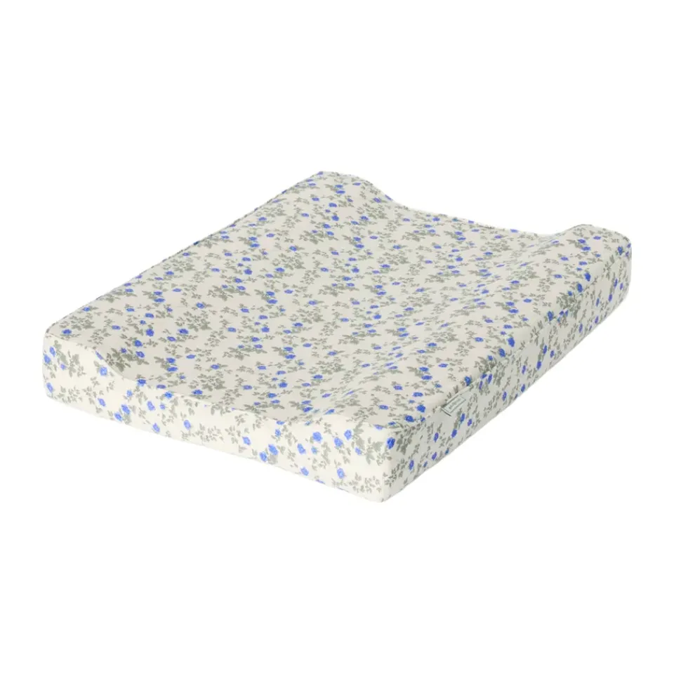Garbo&Friends Dainty satin changing pad, 50x65x9 cm Blue Hot