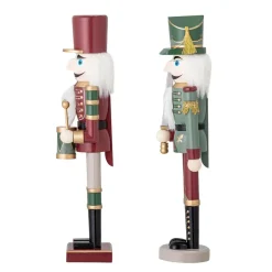 Bloomingville Darren nut cracker decoration 38 cm 2 pieces, Green Multi Online