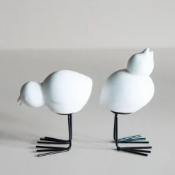 DBKD Swedish Birds Easter decoration 2-pack, White Discount