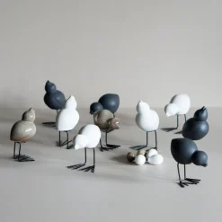 DBKD Swedish Birds Easter decoration 2-pack, Black Clearance