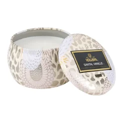 Voluspa Decorative tin candle 25 hours, santal vanille Beige Hot