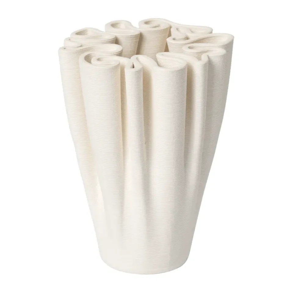 Ferm Living Dedali vase 11 cm, Off- White Outlet
