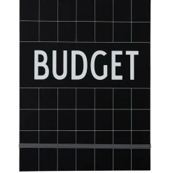 Design Letters budget book, Black Sale