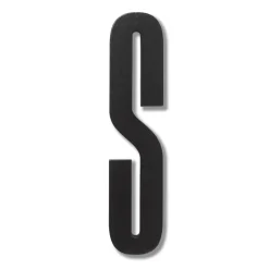 Design Letters letter, S Black Clearance