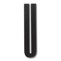 Design Letters letter, U Black Best