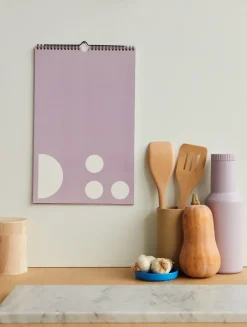 Design Letters monthly calendar, Lavender Purple Clearance