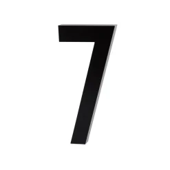Design Letters numbers aluminum 50 mm, 7 Black Clearance