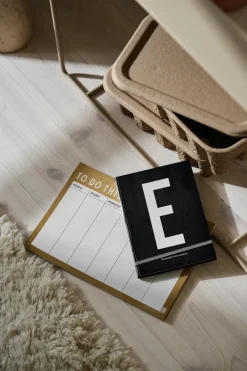 Design Letters personal notebook, E Black Best