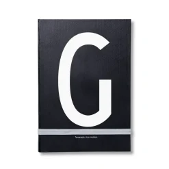 Design Letters personal notebook, G Black Outlet