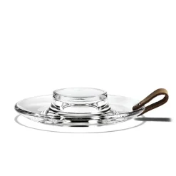 Holmegaard Design with light block candle stick, 17 cm Transparent Online