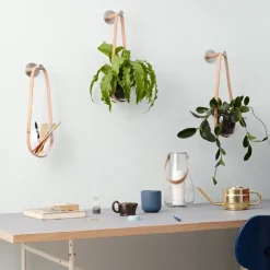 Holmegaard Design with light hook, white-brown BrownWhite Online