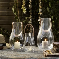 Holmegaard Design With Light votive, 24.8 cm Transparent