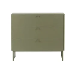 Mavis Deus chest of drawers 3 drawers, Olive Grey Online