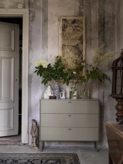 Mavis Deus chest of drawers 3 drawers, Olive Grey Online