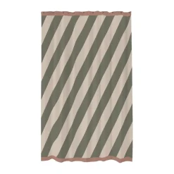 Mette Ditmer Diagonal shower curtain 150x200 cm, Dark olive Grey New