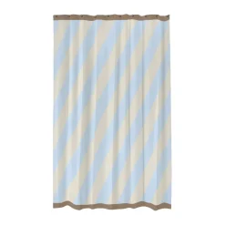 Mette Ditmer Diagonal shower curtain 150x200 cm, Light Blue Clearance