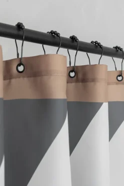 Mette Ditmer Diagonal shower curtain 150x200 cm, Dark Grey Discount