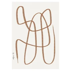 Paper Collective Different Ways poster , 50x70 cm Brown Online