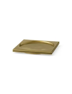 Audo Copenhagen Divot tray, Brass Gold-coloured Outlet