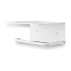 Ferm Living Dora toilet paper holder with shelf, White Clearance