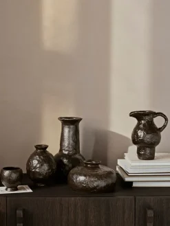 Ferm Living Doro vase 11 cm, Coffee Brown Sale