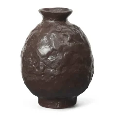 Ferm Living Doro vase 16 cm, Coffee Brown Clearance