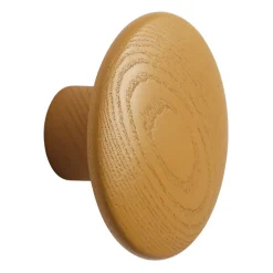Muuto Dots wood hook burnt , Ø9 cm Orange Clearance