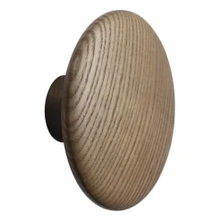 Muuto Dots wood hook dark stained , Ø13 cm Brown Discount