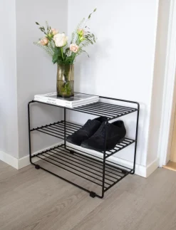 Maze Downtown shoe shelf, Black Best