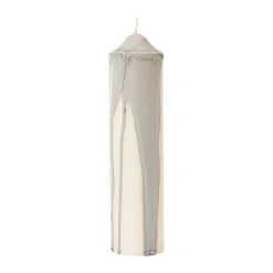 Ferm Living Drip pillar candle, Warm , 20 cm Grey Discount